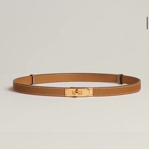 *NWT* HERMES Kelly 18 Belt - Gold on gold